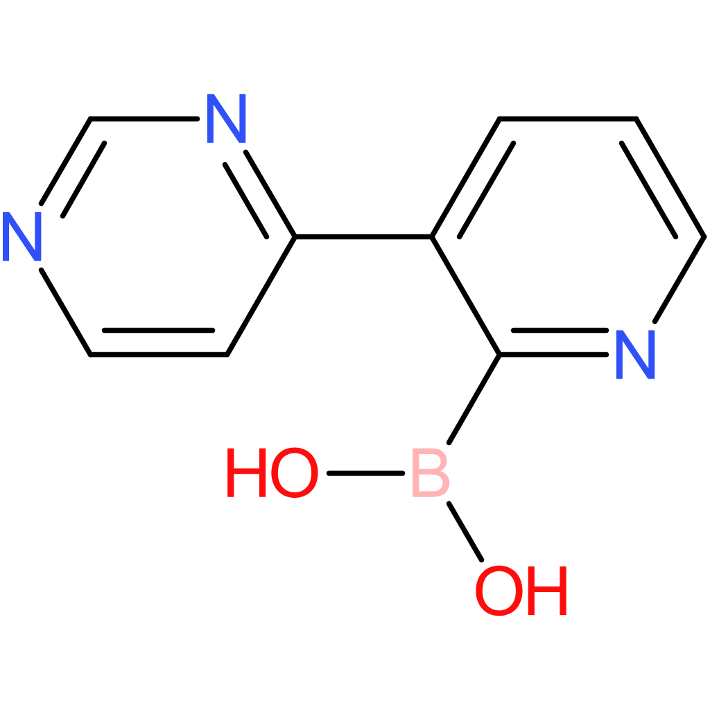 3-(pyrimidin-4-yl)pyridin-2-ylboronic acid
