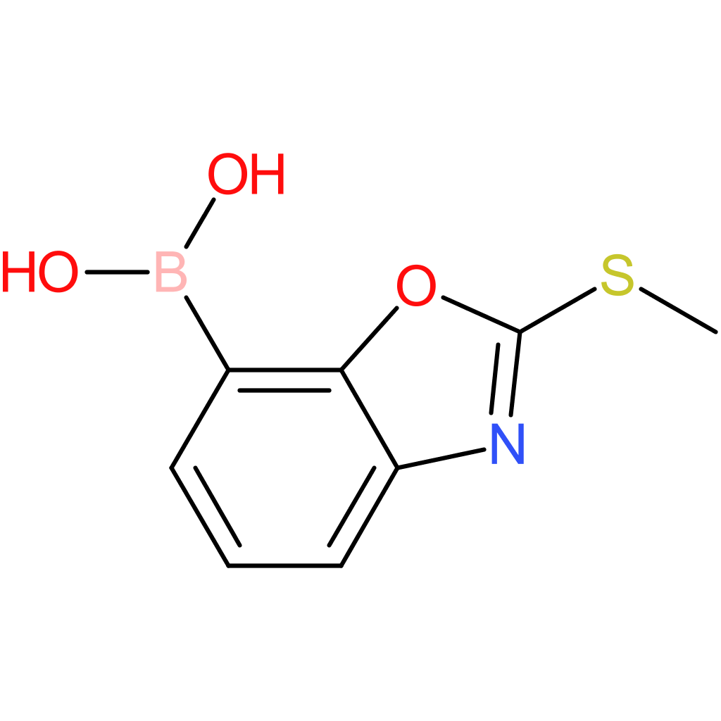 2-(methylthio)benzo[d]oxazol-7-ylboronic acid