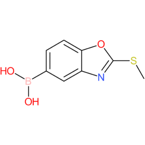 2-(methylthio)benzo[d]oxazol-5-ylboronic acid