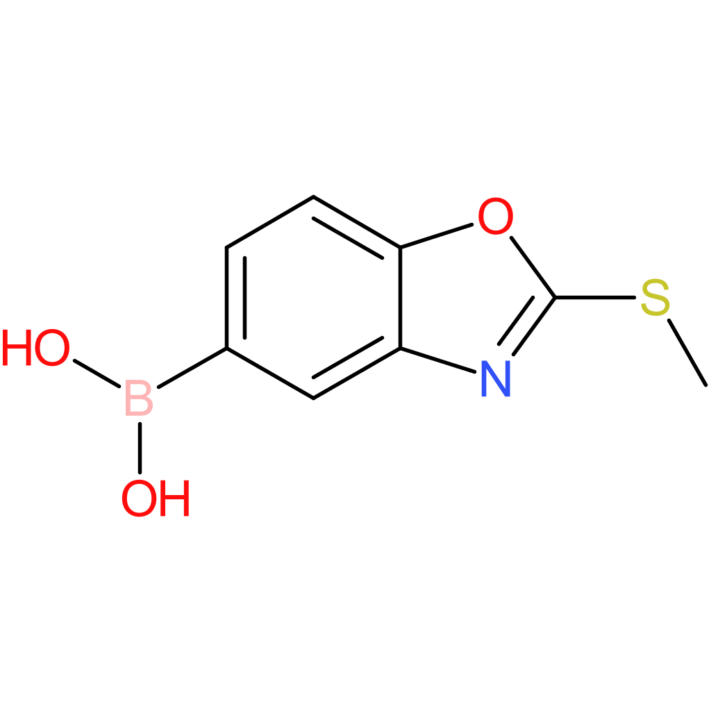 2-(methylthio)benzo[d]oxazol-5-ylboronic acid