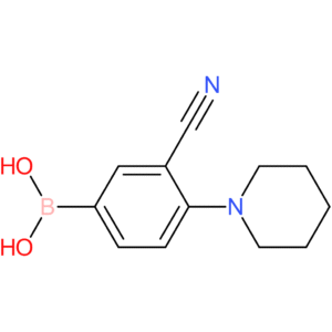 [3-cyano-4-(piperidin-1-yl)phenyl]boronic acid