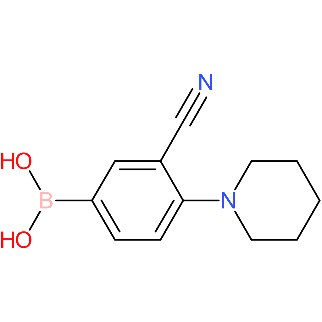 [3-cyano-4-(piperidin-1-yl)phenyl]boronic acid