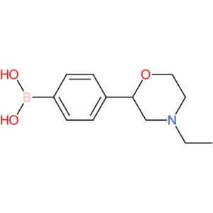 (4-(4-ethylmorpholin-2-yl)phenyl)boronic acid