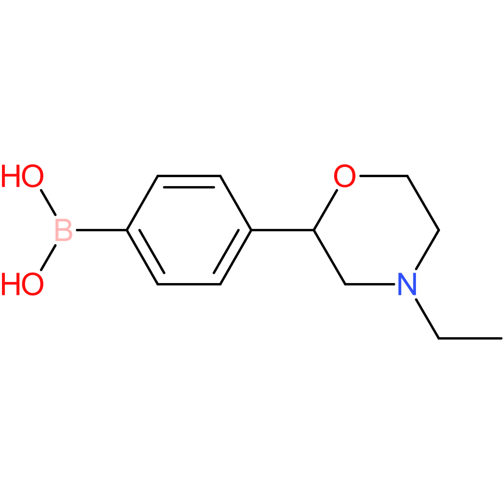 (4-(4-ethylmorpholin-2-yl)phenyl)boronic acid