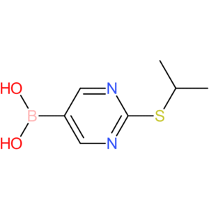 [2-(isopropylsulfanyl)pyrimidin-5-yl]boronic acid