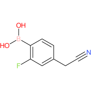 [4-(cyanomethyl)-2-fluorophenyl]boronic acid