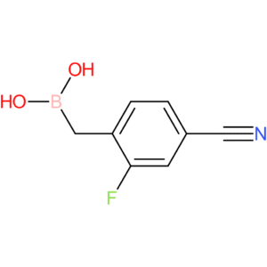 [(4-cyano-2-fluorophenyl)methyl]boronic acid