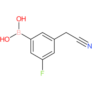 [3-(cyanomethyl)-5-fluorophenyl]boronic acid