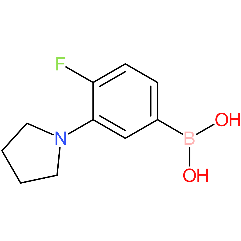 (4-fluoro-3-(pyrrolidin-1-yl)phenyl)boronic acid
