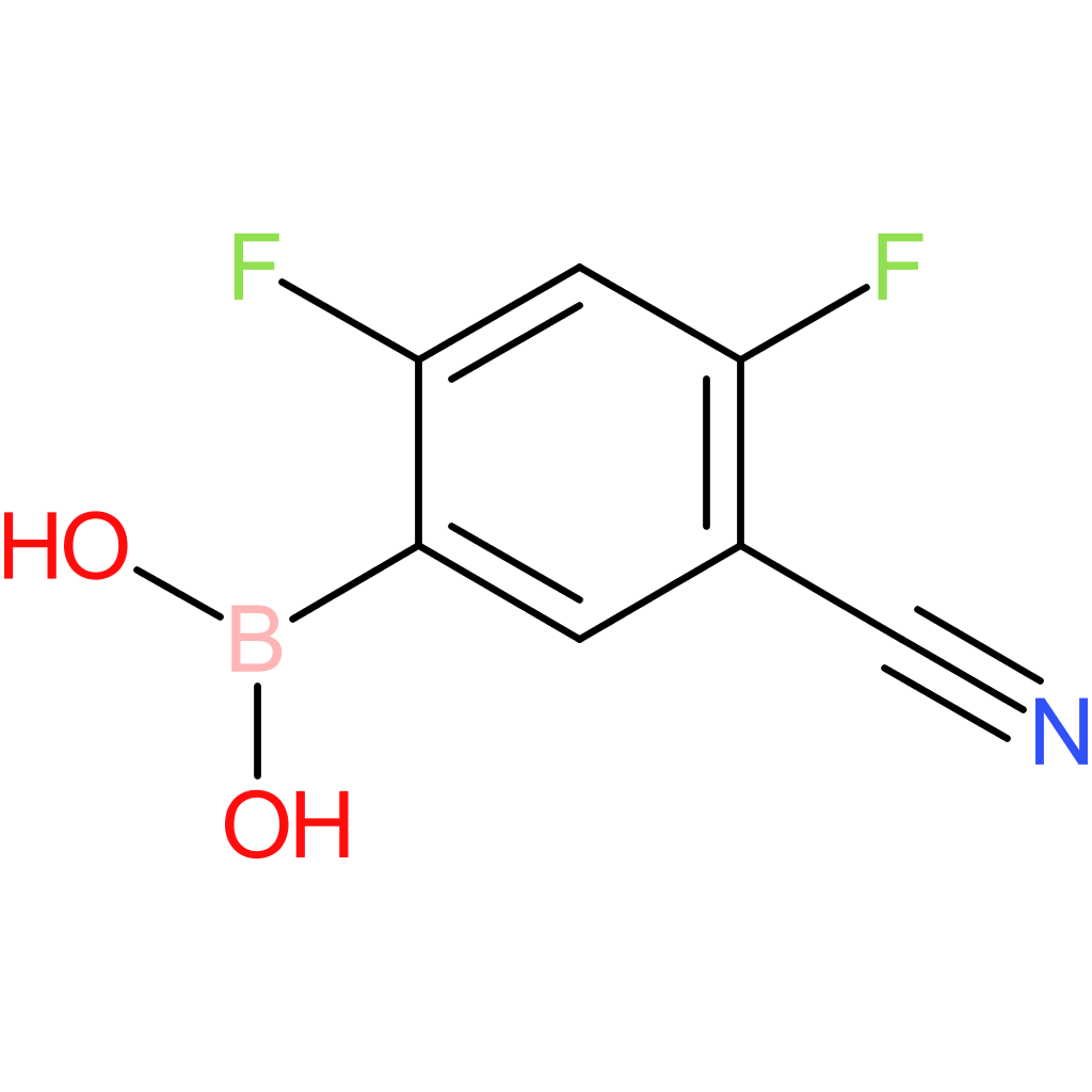 (5-cyano-2,4-difluorophenyl)boronic acid