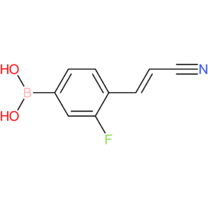 (E)-(4-(2-cyanovinyl)-3-fluorophenyl)boronic acid