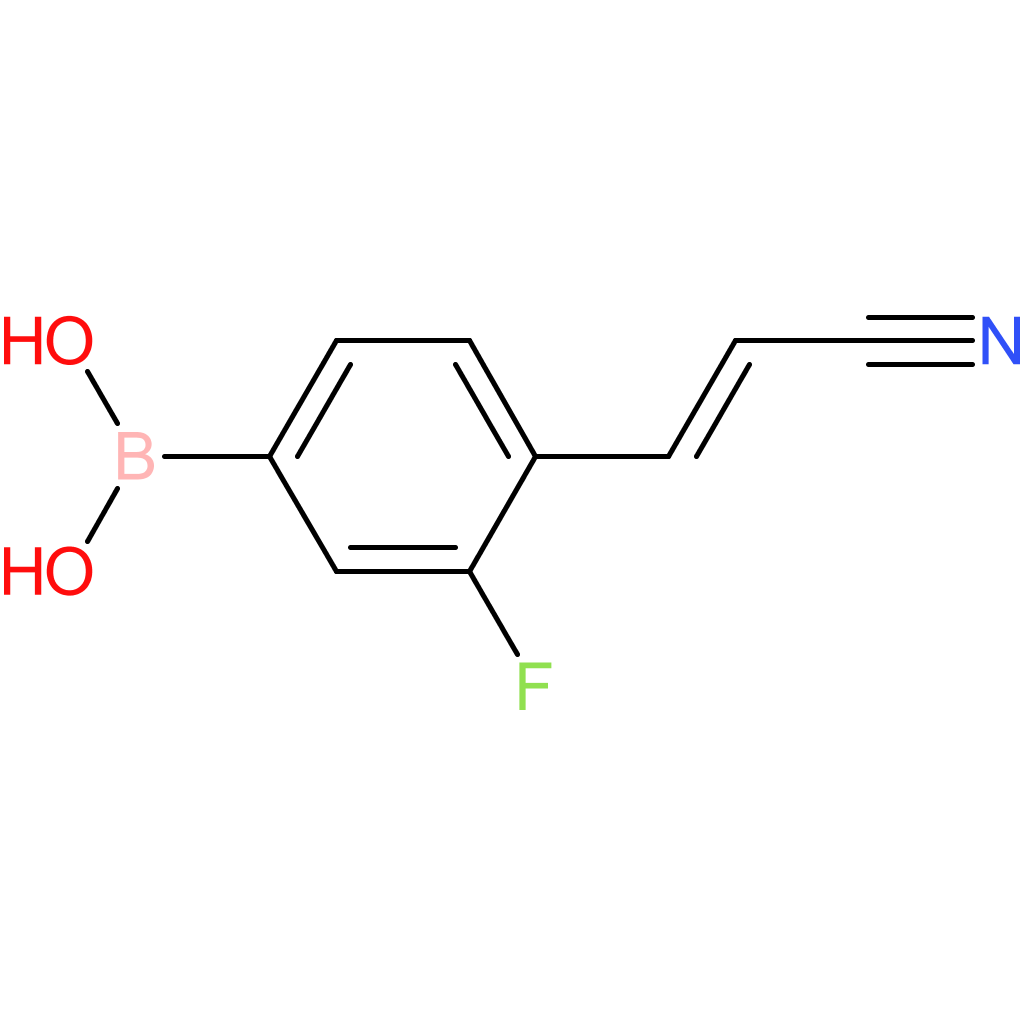 (E)-(4-(2-cyanovinyl)-3-fluorophenyl)boronic acid