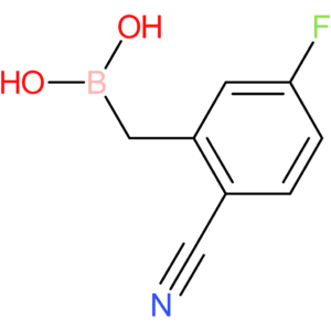 [(2-cyano-5-fluorophenyl)methyl]boronic acid