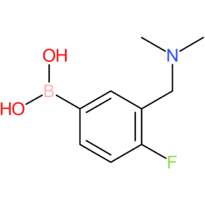 (3-((dimethylamino)methyl)-4-fluorophenyl)boronic acid