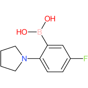 [5-fluoro-2-(pyrrolidin-1-yl)phenyl]boronic acid