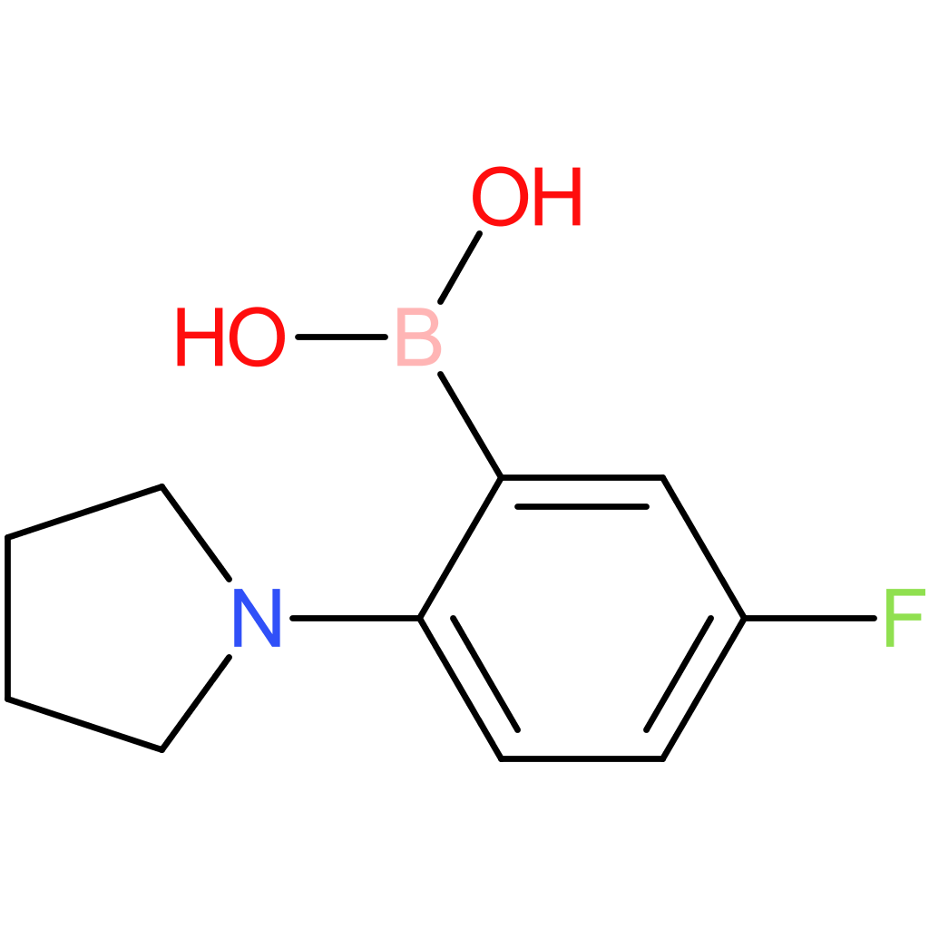 [5-fluoro-2-(pyrrolidin-1-yl)phenyl]boronic acid