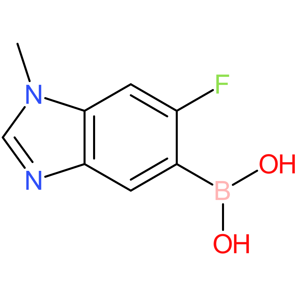 (6-fluoro-1-methyl-1,3-benzodiazol-5-yl)boronic acid