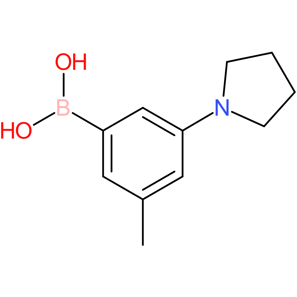 [3-methyl-5-(pyrrolidin-1-yl)phenyl]boronic acid