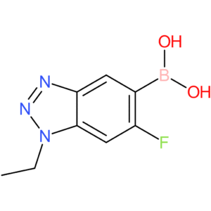 (1-ethyl-6-fluoro-1,2,3-benzotriazol-5-yl)boronic acid