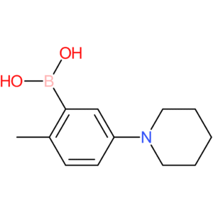 [2-methyl-5-(piperidin-1-yl)phenyl]boronic acid