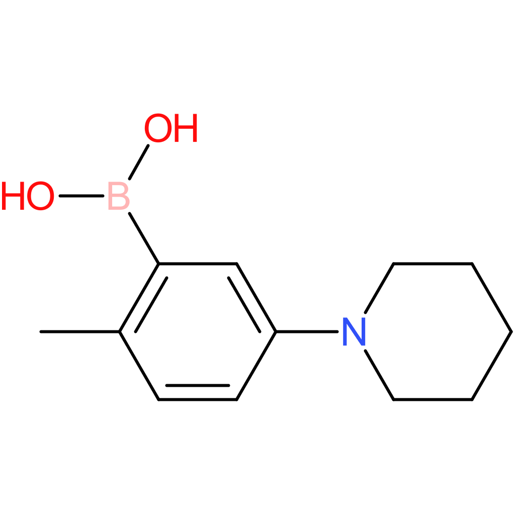 [2-methyl-5-(piperidin-1-yl)phenyl]boronic acid