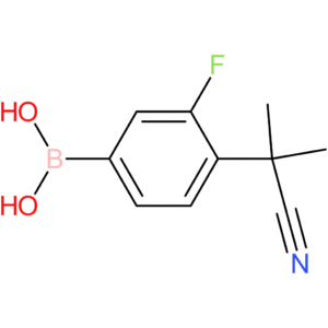 [4-(1-cyano-1-methylethyl)-3-fluorophenyl]boronic acid