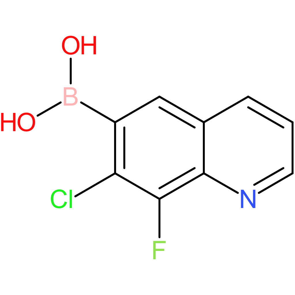 (7-chloro-8-fluoroquinolin-6-yl)boronic acid