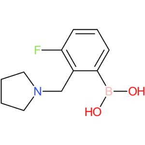 [3-fluoro-2-(pyrrolidin-1-ylmethyl)phenyl]boronic acid