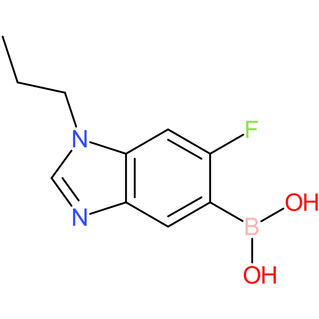 (6-fluoro-1-propyl-1,3-benzodiazol-5-yl)boronic acid