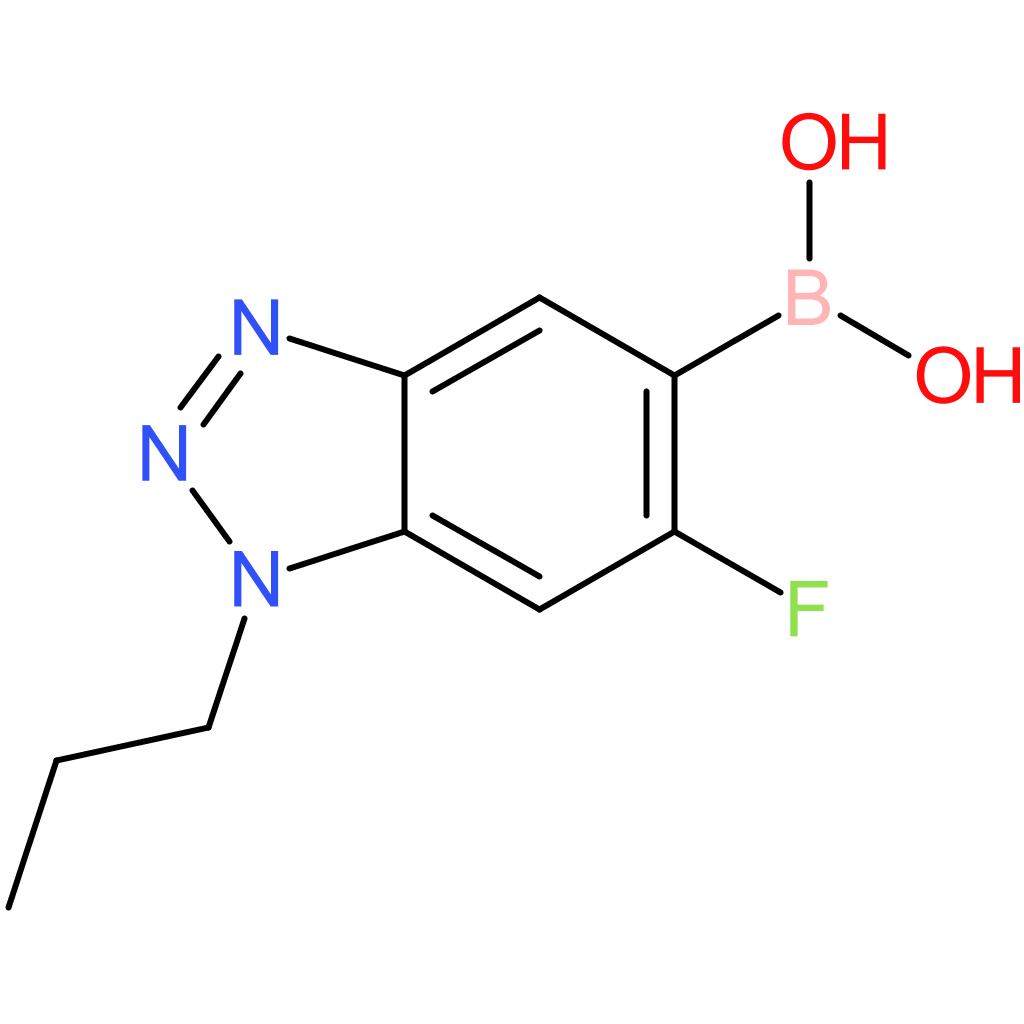 (6-fluoro-1-propyl-1,2,3-benzotriazol-5-yl)boronic acid