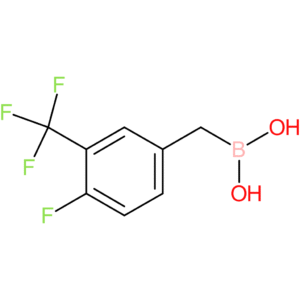 ([4-fluoro-3-(trifluoromethyl)phenyl]methyl)boronic acid