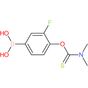 (4-[(dimethylcarbamothioyl)oxy]-3-fluorophenyl)boronic acid