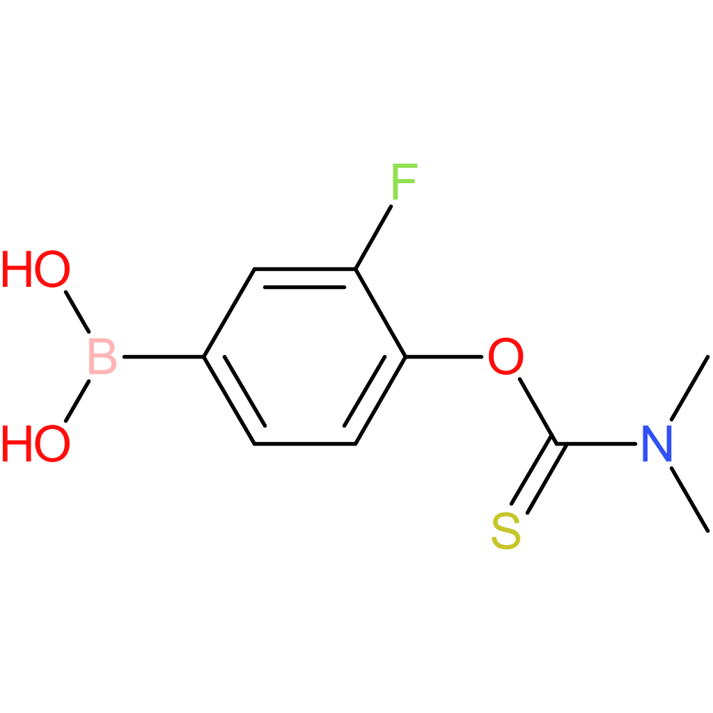(4-[(dimethylcarbamothioyl)oxy]-3-fluorophenyl)boronic acid