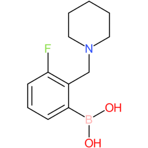 [3-fluoro-2-(piperidin-1-ylmethyl)phenyl]boronic acid