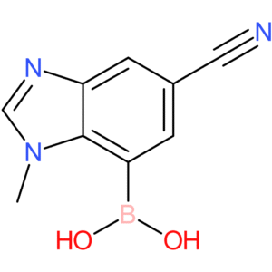 (6-cyano-3-methyl-1,3-benzodiazol-4-yl)boronic acid