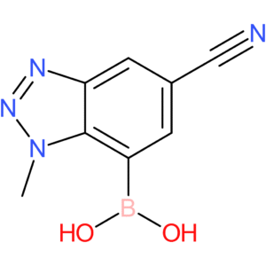 (6-cyano-3-methyl-1,2,3-benzotriazol-4-yl)boronic acid