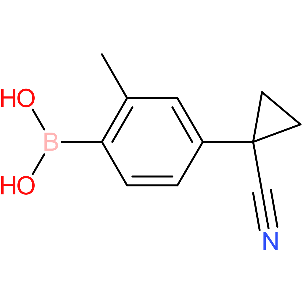 [4-(1-cyanocyclopropyl)-2-methylphenyl]boronic acid