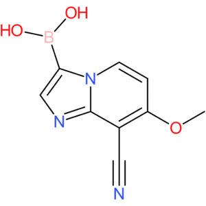 (8-cyano-7-methoxyimidazo[1,2-a]pyridin-3-yl)boronic acid