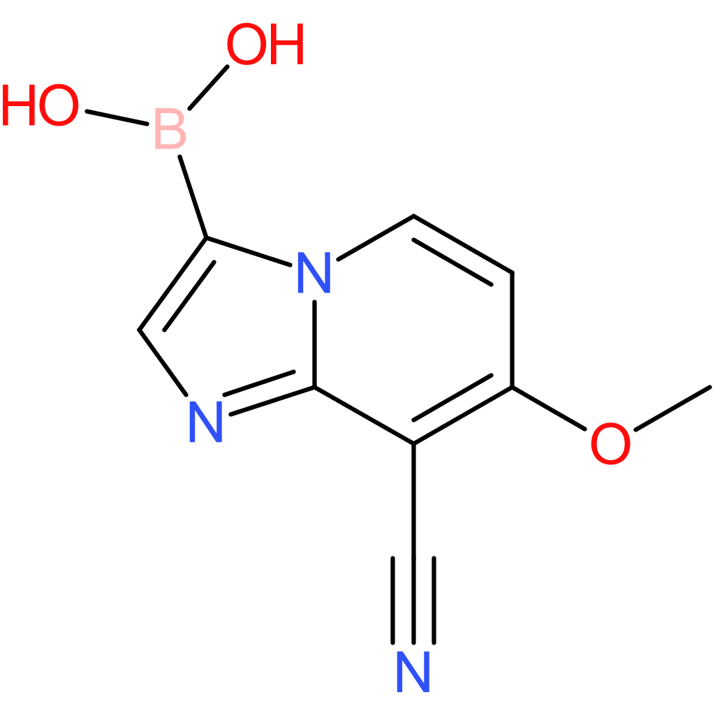 (8-cyano-7-methoxyimidazo[1,2-a]pyridin-3-yl)boronic acid