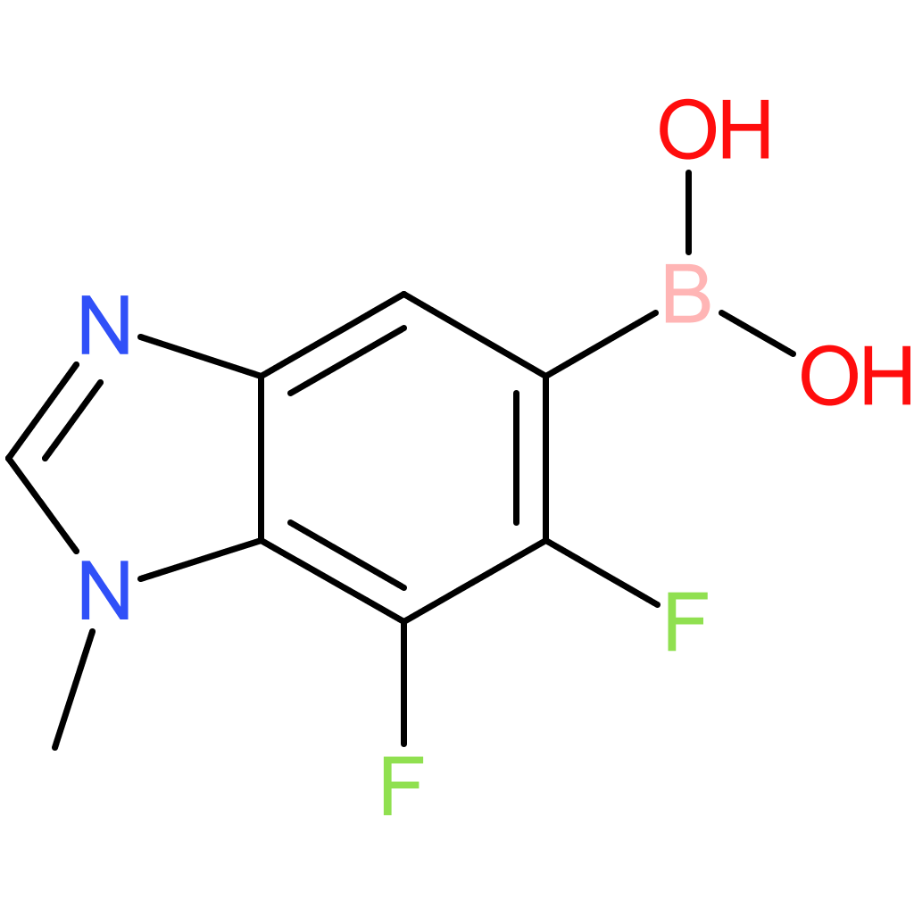(6,7-difluoro-1-methyl-1,3-benzodiazol-5-yl)boronic acid