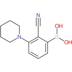 [2-cyano-3-(piperidin-1-yl)phenyl]boronic acid
