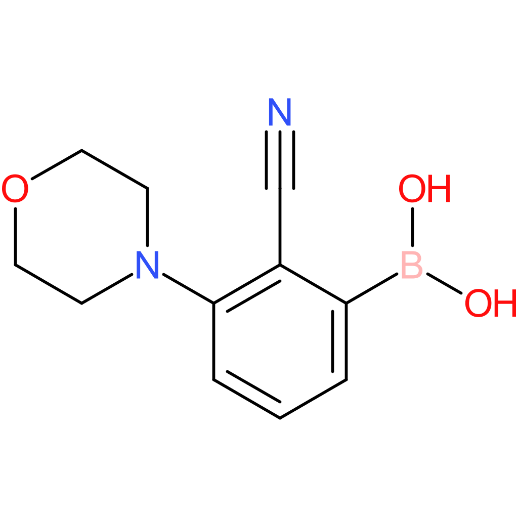 [2-cyano-3-(morpholin-4-yl)phenyl]boronic acid