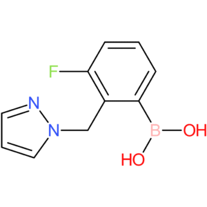 [3-fluoro-2-(pyrazol-1-ylmethyl)phenyl]boronic acid
