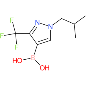 [1-(2-methylpropyl)-3-(trifluoromethyl)pyrazol-4-yl]boronic acid