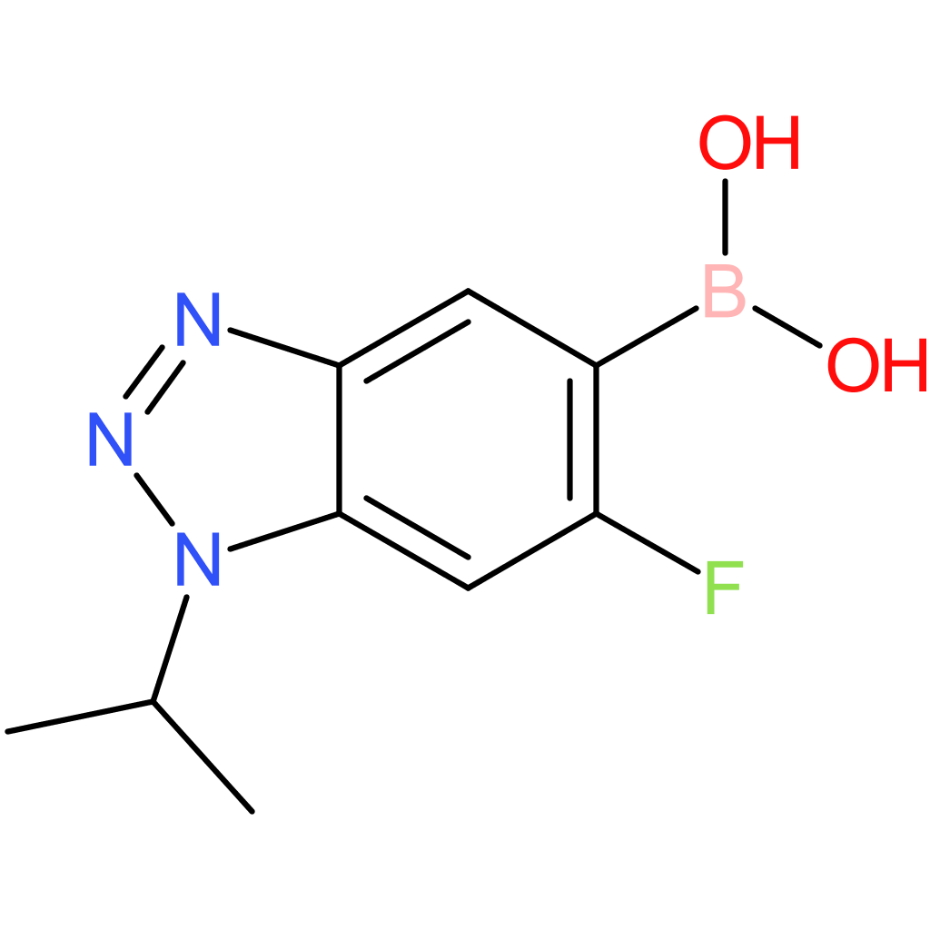 (6-fluoro-1-isopropyl-1,2,3-benzotriazol-5-yl)boronic acid