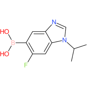 (6-fluoro-1-isopropyl-1,3-benzodiazol-5-yl)boronic acid