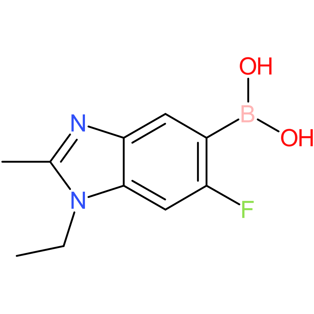 (1-ethyl-6-fluoro-2-methyl-1,3-benzodiazol-5-yl)boronic acid