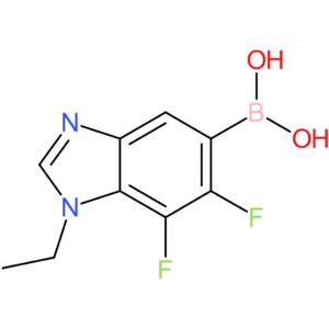 (1-ethyl-6,7-difluoro-1,3-benzodiazol-5-yl)boronic acid