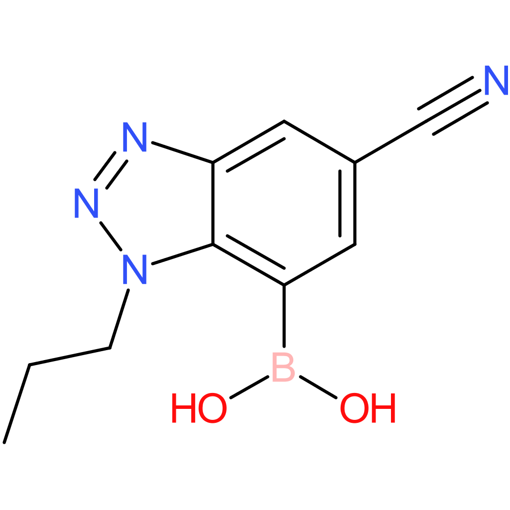 (6-cyano-3-propyl-1,2,3-benzotriazol-4-yl)boronic acid
