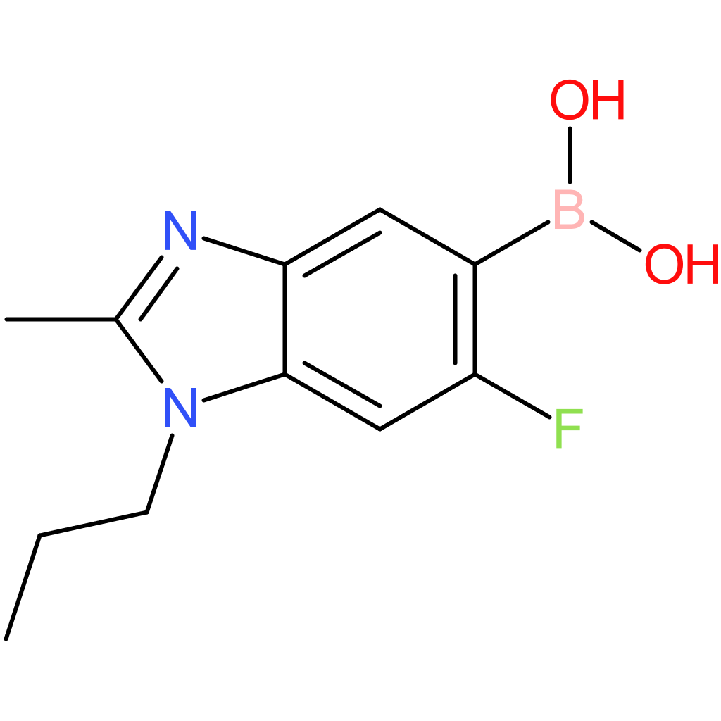 (6-fluoro-2-methyl-1-propyl-1,3-benzodiazol-5-yl)boronic acid